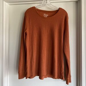 Natural Reflections waffle long sleeve size XL